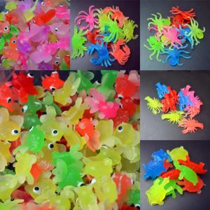 10 개/대 어린이 부드러운 고무 금 물고기 어린이를위한 아기 목욕 장난감 시뮬레이션 미니 금붕어 물 유아 재미 수영 해변 선물
