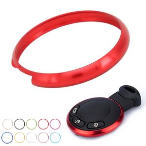 MINI R55 R56 R57 R58 R59 R60 키 폴딩 트림 리모컨 키링 리모컨 키 폴딩 링 트림 알루미늄 합금 교체 스마트 키 트림