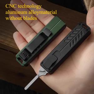 고급 유틸리티 나이프 핸들 도구(날 없음, 23개의 날에 적합), CNC 공정, 항공 알루미늄 소재