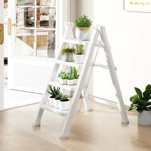 가정용 사다리 접이식 다기능 텔레스코픽 두꺼운 사다리 소형 휴대용 네 계단