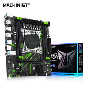 MACHINIST X99 마더보드 X99 PR9 지원 TPM2.0 LGA 2011-3 인텔 제온 E5 V3&V4 CPU DDR4 RAM SATA/NVME M.2 슬롯 USB3.0