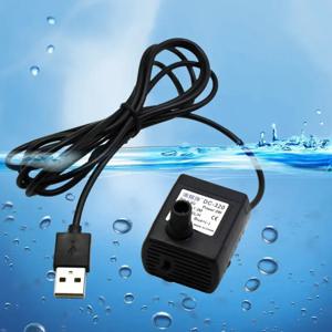 DC 5V USB 워터 펌프 마이크로 3W 500L/H 미니 잠수정 펌프 풀 분수 Rockery 필터 펌프에 대 한 애완 동물 워터 디스펜서