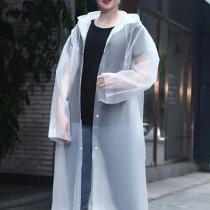 범용 두꺼운 성인용 일체형 우비, 일회용이 아닌 방수 야외 여행 등산 장비