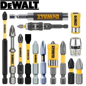 DEWALT 기존 PH2 SL8 크로스 슬롯 드릴 비트 슬리브 마그네틱 링 어댑터 코너 25MM-89MM 수공구 액세서리 시리즈