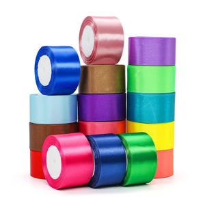 22미터 4cm 리본 롤 새틴 리본 원단 테이프 공예용 선물용 새틴 리본 리본 장식용 DIY 의류용 바느질용