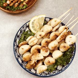 고우하 숯불용 마늘꼬치 120g(8꼬치*2팩) 술안주 캠핑 밀키트