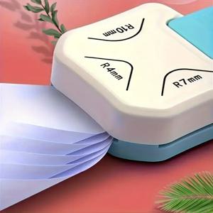 3 in 1 태그 펀치 코너 라운더 커터 DIY 종이 카드 용 스크랩북 카드 용 종이 라벨 펀치 사진 플래너 커팅 용품