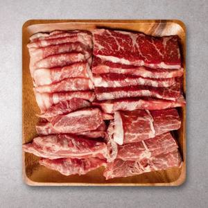 아이고기 소고기모듬 (살치살+갈비살+부채살+차돌박이) 900g
