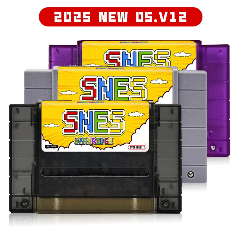 3000가지 게임이 내장된 1V12 SNES 게임 카드, 8GB TF 카드 포함 SFC 게임 카트리지 (SFC 슈퍼 패미컴 미국 게임 콘솔 게임 액세서리)