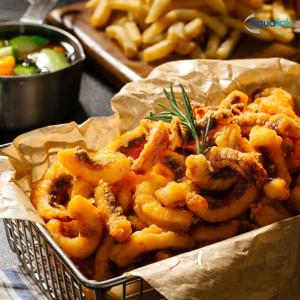 가라아게 통살 오징어스틱 튀김 1kg / 오징어튀김,맥주,안주