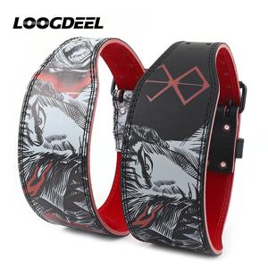 LOOGDEEL 허리 지원 벨트 허리 통기성 피트니스 역도 덤벨 요추 허리띠 지원 스포츠 벨트 여성 남성