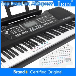 전자 피아노/키보드용 피아노 키 스티커 범용, 고투명 플라스틱, 초보자를 위한 다색 및 투명 노트