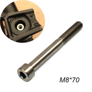 M8X70 18G 티타늄 합금 자전거 헤드셋 캡 볼트 Brompton 접이식 자전거 BMX 줄기 나사 자전거 부품 HOT