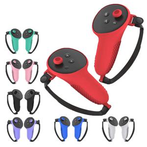 메타 퀘스트 3 VR 터치 컨트롤러용 실리콘 보호 케이스 실리콘 커버 스킨 핸들 그립 VR 액세서리