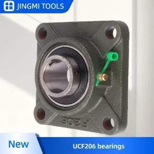재고 있음 UCF206 베어링 29mm 4볼트 설치 베어링 홀 사각 플랜지 가스켓 블록