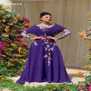 맞춤형 웨딩 파티 드레스 Ypmwzx V넥 A라인 플로어 길이 웨딩 파티 가운 신부 어머니 드레스 세미 정장 여성 드레스