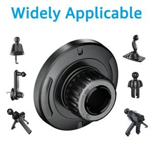 유니버설 17mm 볼 헤드 베이스 마그넷 브래킷 마그세이프 차량용 거치대 액세서리 미니 자석 차량용 핸드폰 홀더 부품 아이폰용