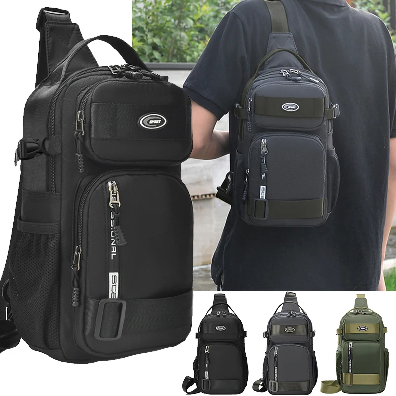 남성과 여성을 위한 중성적인 크로스바디 백은 여행용으로 적합하며, 숄더백과 여행용 가방을 포함합니다.