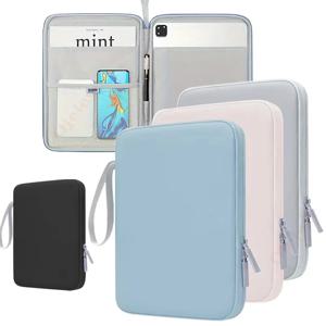 아이패드 프로 12.9/11/13인치, 아이패드 10세대/9세대/8세대/7세대, 에어 5/4/3 (2021/2022)용 방수 태블릿 슬리브 파우치