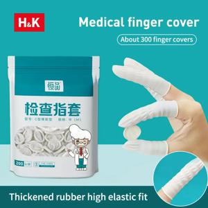 일회용 손가락 침대 보호 미끄럼 방지 정전기 방지, 손가락 커버, 미용 청소 마사지, 전자 수리, 50 개, 200 개