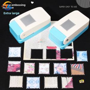 DIY 공예 스탬프 테두리 펀치 수제 엠보서 스탬프 엠보싱 기계 휴대용 정교한 스탬프 모양 펀치