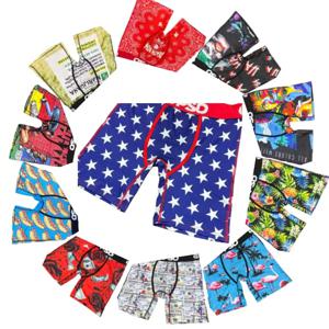 섹시 남성 속옷 메쉬 통기성 크로치 남성 팬티 플러스 사이즈 남성 복서 팬츠 패션 프린트 남성 복서