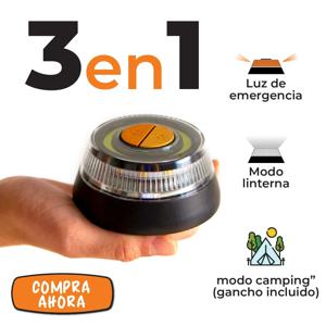 스페인용 V16 LED 자동차 비상 경고등, CE 인증 플래싱 비콘, 삼각형 교체 안전등