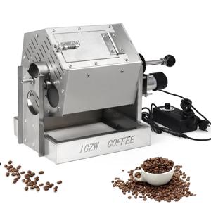 전기 커피 로스터 가스 및 전기 세라믹 오븐 가열 기능이있는 소형 로스터 가정용 튀김기 구운 커피 원두 부티크 모델 튀긴 참깨 땅콩 콩 허브 정제 쌀 기장 말린 과일 고추 콩 견과류 베이킹 야외 구이 스테인리스 스틸 표시 혼합 식품 튀김 가능 편리 내구성 문제없는 실시간보기 프라이 레벨 소형 전기 세라믹 스토브 전기 차 스토브 난방