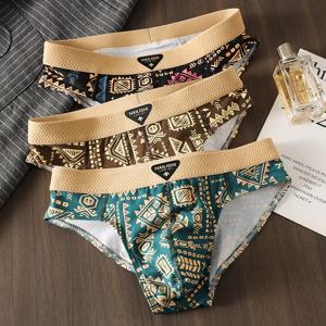 새로운 남성 삼각형 팬티 고급 코튼 섹시한 편안한 팬티 십대 팬티 소년 삼각형 팬티 헤드 반바지