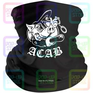 Ac....Ab Police Brutality Pig 1312 Cuffs Weapons Small-5Xl 사용 가능 블랙 반다나 발라크라바 스카프 넥 게이터 입 커버
