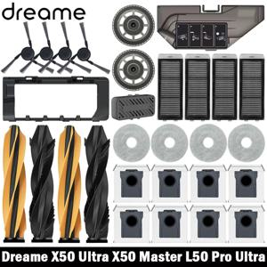 드림 X50 울트라/X50 마스터/L50 프로 울트라/L40S 프로 울트라/L40s 울트라/MOVA V50 울트라 부품 메인 브러시 필터 걸레 천 먼지봉투