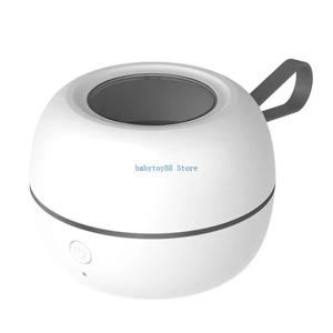 Y4UD 휴대용 UVC 라이트 젖꼭지 소독제 클리너 박스 매회 3분 USB C 충전식 필수 여행 부모