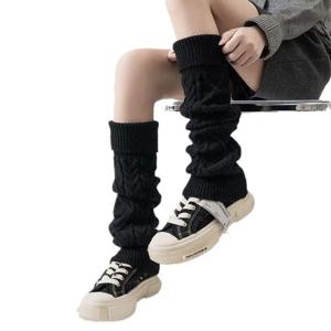 동대문 니트 울 롱 튜브 양말 두꺼운 레깅스 무릎 길이 스타킹 밀크 실크 소재 여름 컬렉션