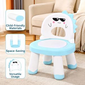 유아용 의자 어린이 의자 플라스틱 아동용 의자 팔걸이 의자 인체공학적 등받이 가벼운 스태킹 가능 유아실 가정용 식탁 의자