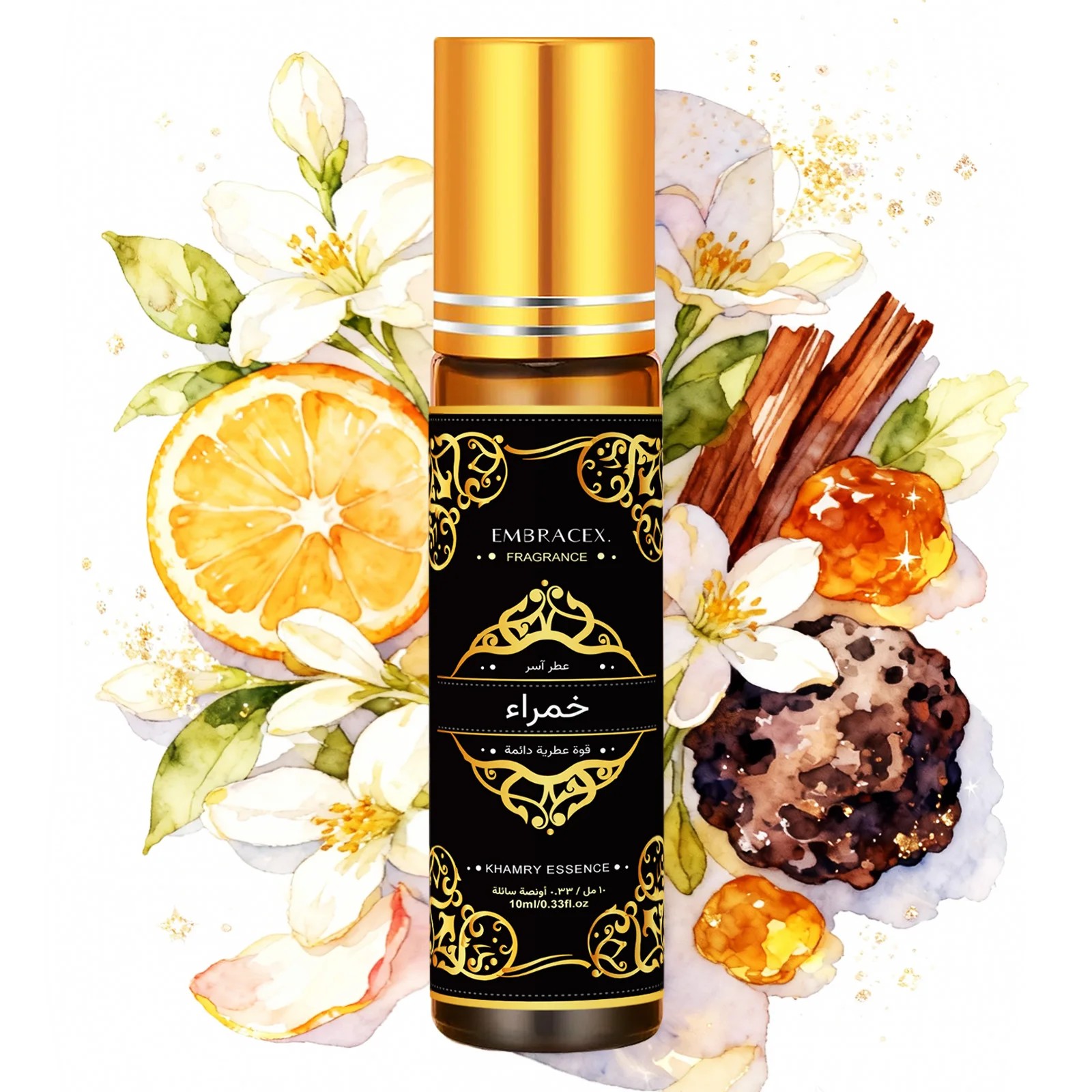 10ml 캄리 에센스 롤러 에센셜 오일 (خام레아) 향수 오일 스킨케어 페이스 오일 가습기 이드 알피트르 선물 오래 지속되는 향