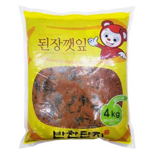 반찬단지 된장깻잎 4kg