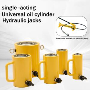 중공 뚜러뻥 유압 실린더 잭, 10 T, 20 T, 30 T, 50T 분리 잭, 단동 오일 실린더, 유압 잭 리프팅 도구