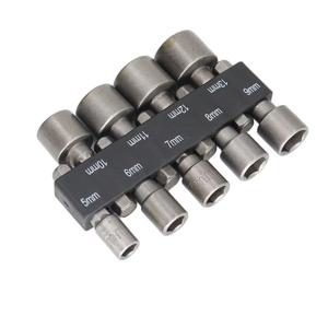 9pcs 5mm-13mm 육각 소켓 세트 너트 드라이버 스크루 드라이버 비트 슬리브 노즐 Schroevendraaier 도구 DIY 수리를위한 소켓 렌치