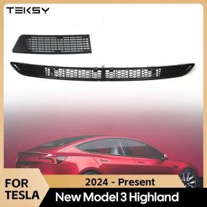 Tesla Model 3 Highland 2024 하부 범퍼 방지 곤충 그물 방진 내부 벤트 그릴 커버 곤충 방지 전면 커버