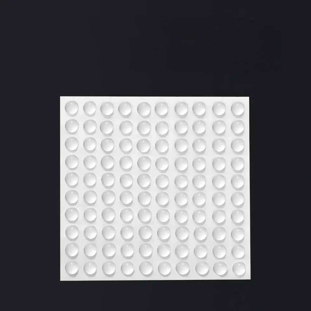 100개 셀프 접착식 도어 스토퍼 고무 댐퍼 버퍼 캐비닛 범퍼 실리콘 가구 패드 쿠션 보호 패드