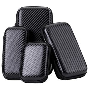 1/2pcs 휴대용 Eva 보관 가방 지퍼 주머니 휴대 전화 충전기 보호 가방 모바일 하드 디스크 가방 U 디스크 데이터 케이블 보관