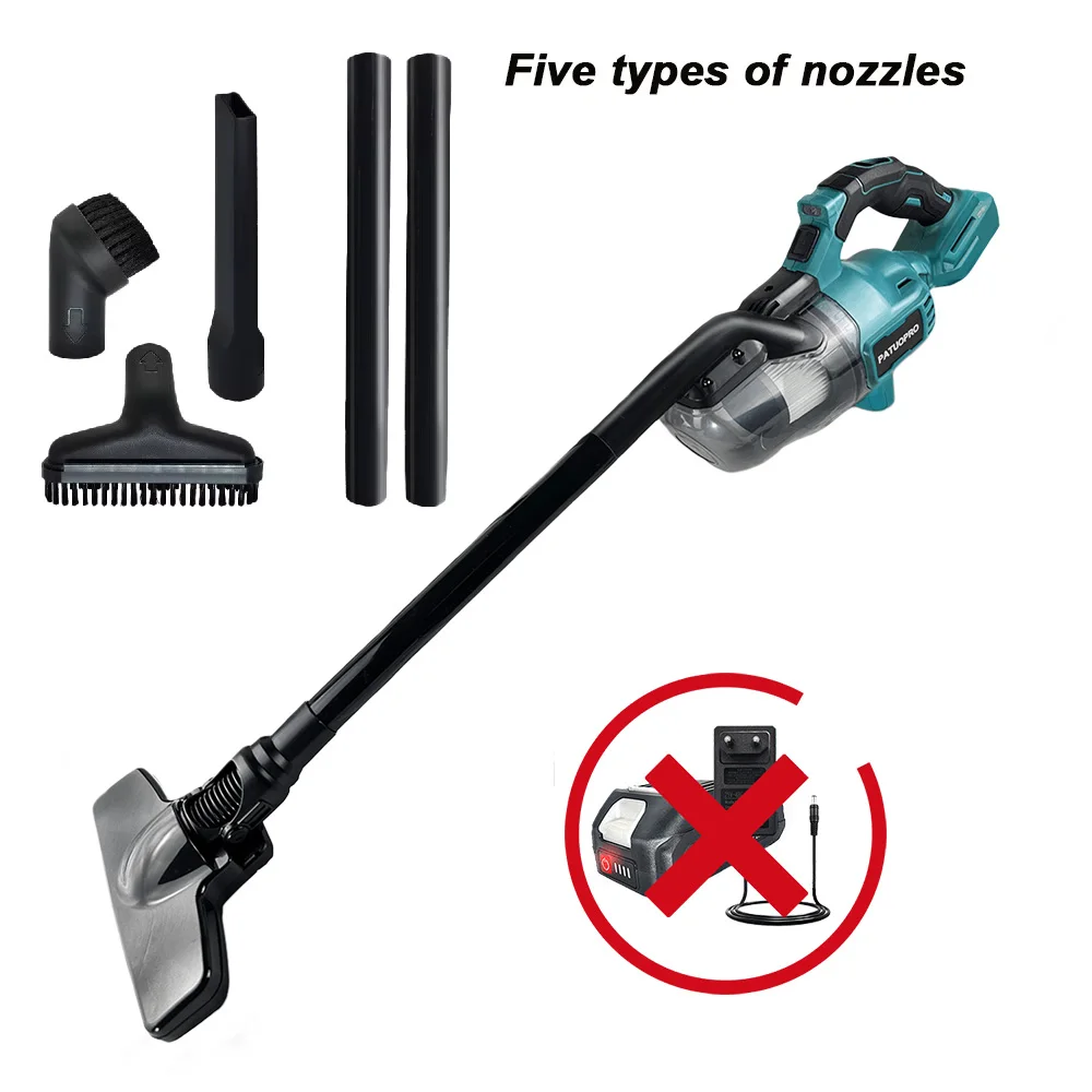 마키타 18V 배터리용 무선 핸디형 전기 진공 청소기, 단단한 바닥, 카펫, 자동차, 애완동물 털 청소 도구용 휴대용