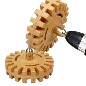 공압 고무 지우개 휠 패드 고무 디스크 데칼 지우개 휠 자동차 스티커 리무버 페인트 클리너 자동차 폴란드어 보조 도구