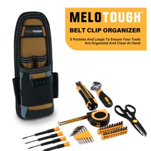 소형 도구 파우치 전기공 클립 온 도구 파우치, 벨트 홀스터가 있는 도구 벨트 파우치 Sanp 클립이 있는 미니 전기공 도구 홀더