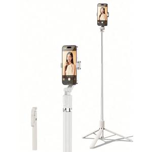 1700mm 셀카봉 무선 셀카봉 휴대폰 삼각대 확장형 스탠드 접이식 모노포드 스마트폰용 균형 잡힌 촬영