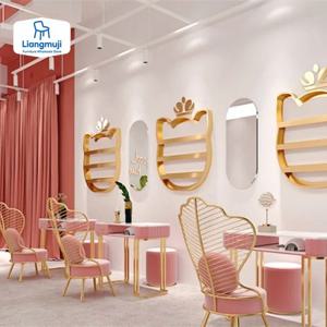 Nordic INS 핫 판매 네일 테이블 및 의자 세트, 심플 모던 싱글 더블 레이어 매니큐어 테이블 매니큐어 데스크 стол трансформер