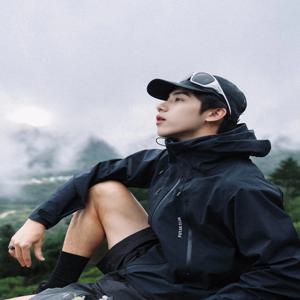 푸위안 여성용 블랙 기능성 플리스 재킷 2025 신상품 3-in- 아웃도어 방풍 자외선 차단 커플 등산복