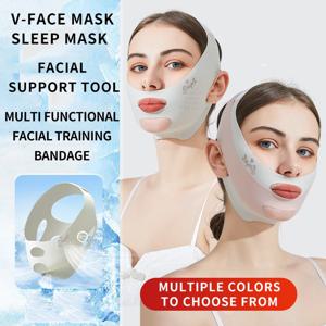 얼굴 슬리밍 붕대 리프팅 밴드 V자형 얼굴 슬리밍 밴드 이중 턱 고정 밴드 타이트 밴드 얼굴 리프팅 얼굴 m