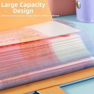 A6 코드 노트북 머니 솔리드 컬러 방수 현금 예산장 지폐 정리 다이어리 노트패드