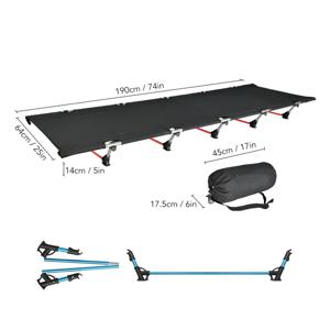 야외 접이식 침대, 초경량 캠핑 간이 침대 여행 캠프 침대, 수면 패드 매트, 간이 침대 매트리스 커버, 하이킹 낚시 피크닉용
